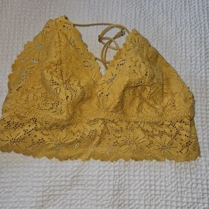 Sold Yellow Lace Bralette